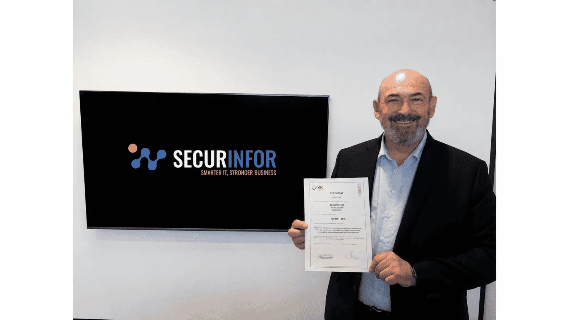 SECURINFOR certifiée ISO 9001 : une garantie supplémentaire de qualité et de performance